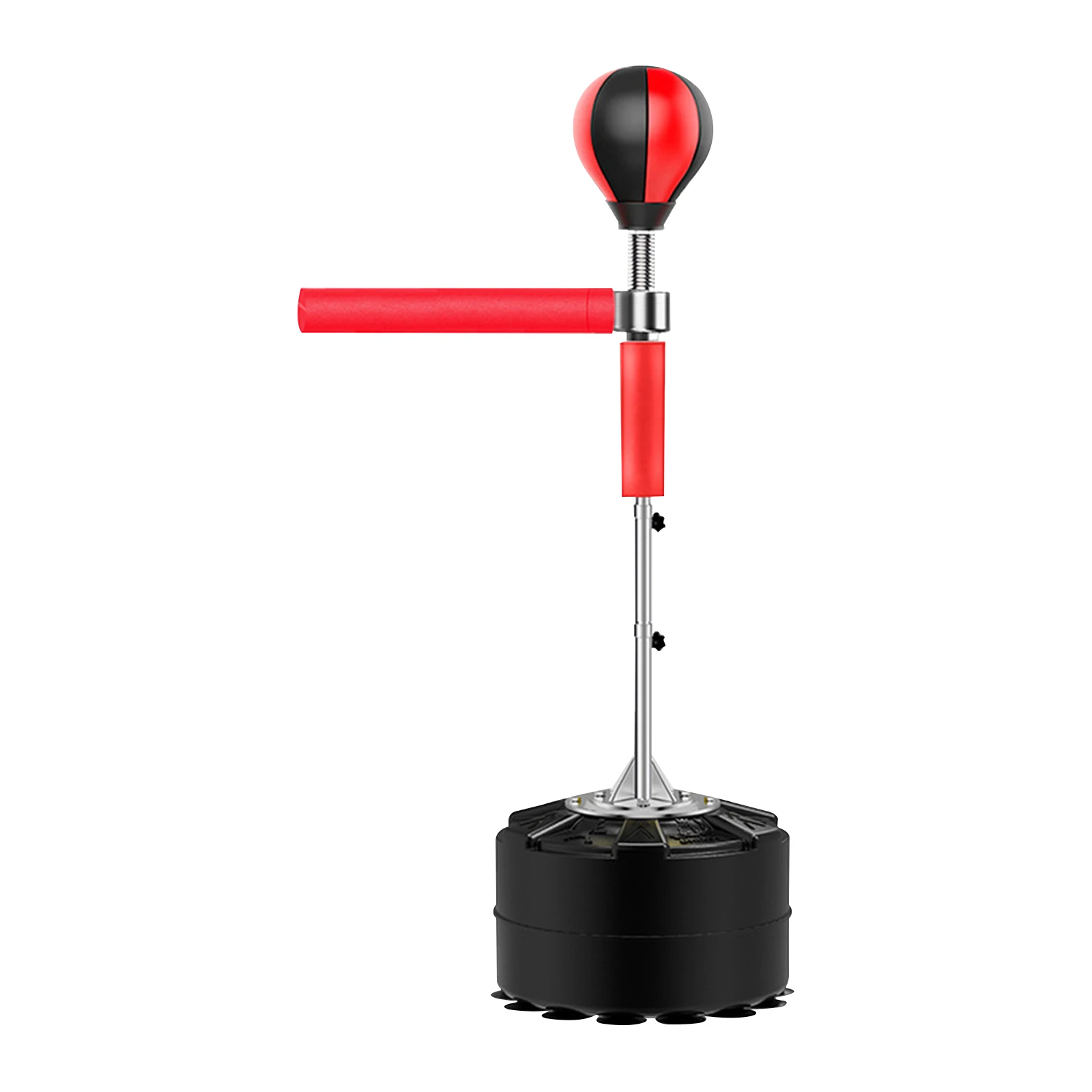 Punching Bag with Stand, Adjustable Boxing Reaction Target Training Assistant 360° Rotating Reaction Rod Flexible Swing Arm