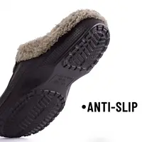 Asgard Winter Fur Furry Slippers For Men Outdoor Fashion Waterproof Plush Cotton Slippers Indoor Warm Cozy Non-slip Home Shoes - Image 6