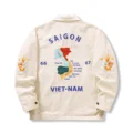 1960's Vietnam War Sukajan Vntage Tokyo Windbreaker Retro Bomber