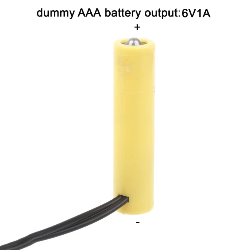 ESTD 6V LR3 AAA 더미 배터리 AAA 배터리 제거기 케이블 LED 조명 장난감 원격 제어에 대 한 4Pcs 1.5V AAA 배터리 교체