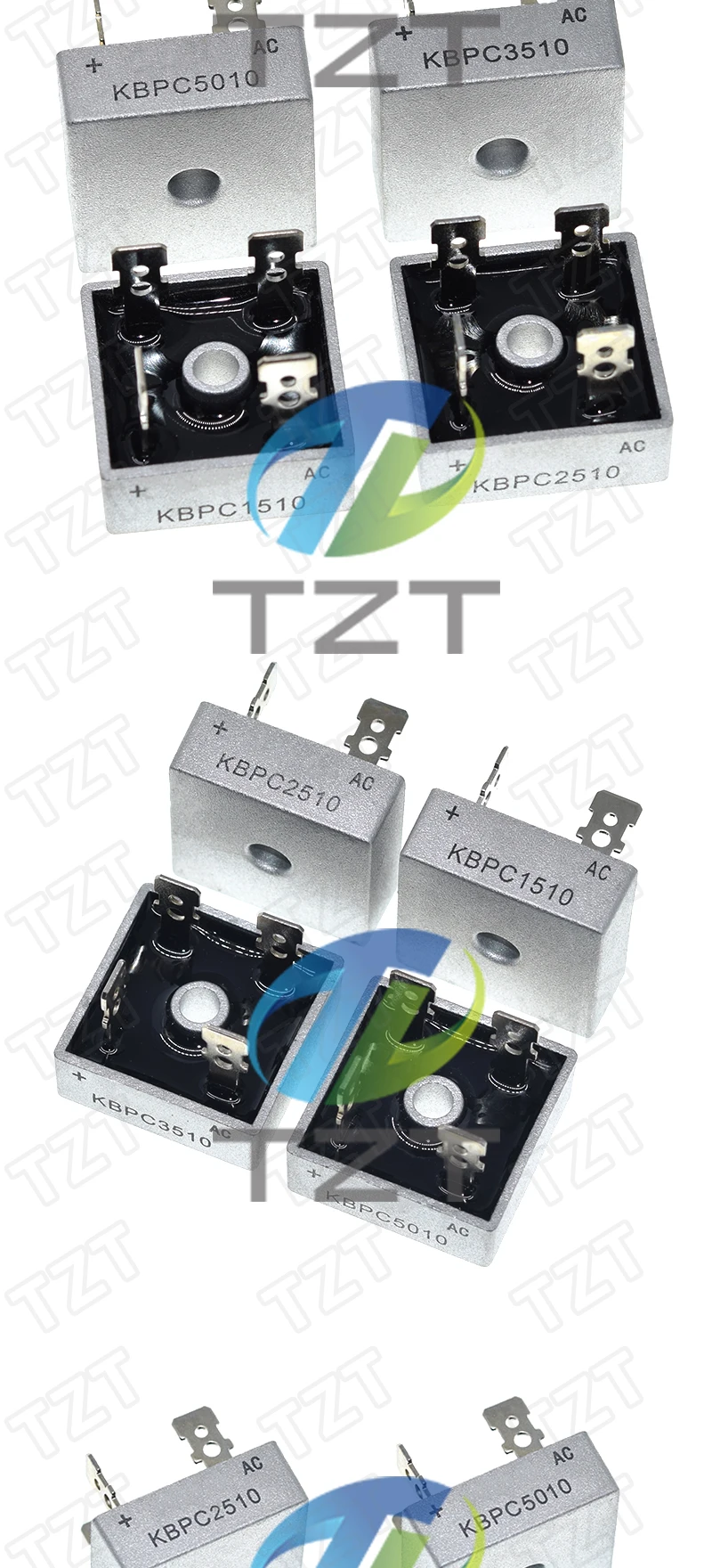 TZT 1/3/5PCS KBPC1510 KBPC2510 KBPC3510 KBPC5010 15A 25A 35A 50A 1000V – Detail 5