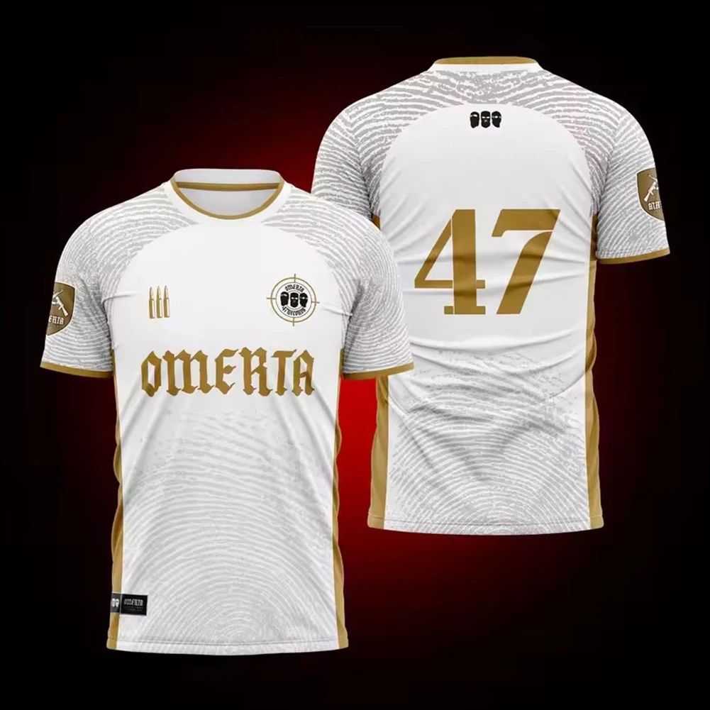 Omerta Boxing Fans Summer 3D Print Omerta 47 Outdoor Sportwear Men's Breathable Jersey Round Neck Short Sleeve T-shirt Clothes 3