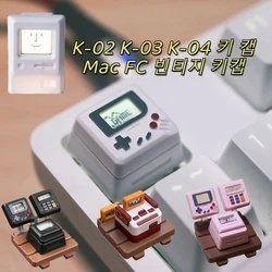 K-04 Keyboard Keycaps 3In1 For Mechanical Classic Retro Cute Transparent Key Cap Suit Cute Button Personalized Keycaps