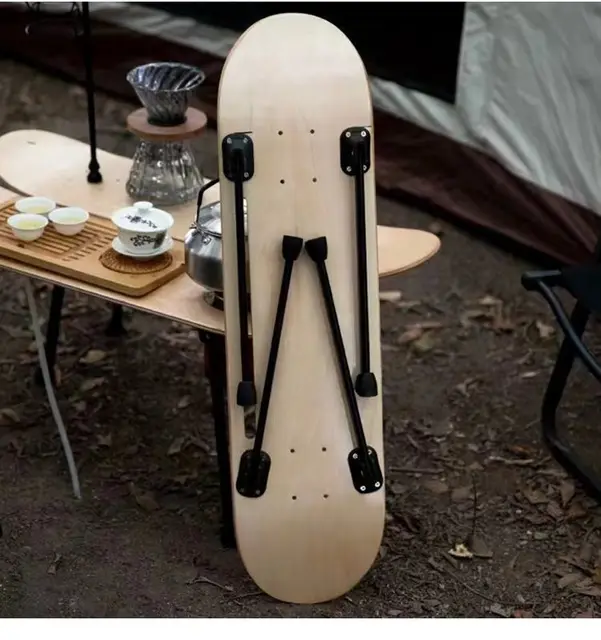 Easy Iron Table LEGS for【Outdoor/Camp】 Iron Outdoor Portable Table Legs Adjustable 28/26cm Camping