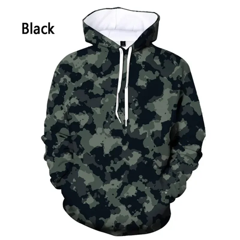 Kapuze King Und Queen Pullover Camouflage 3D Camouflage Printing