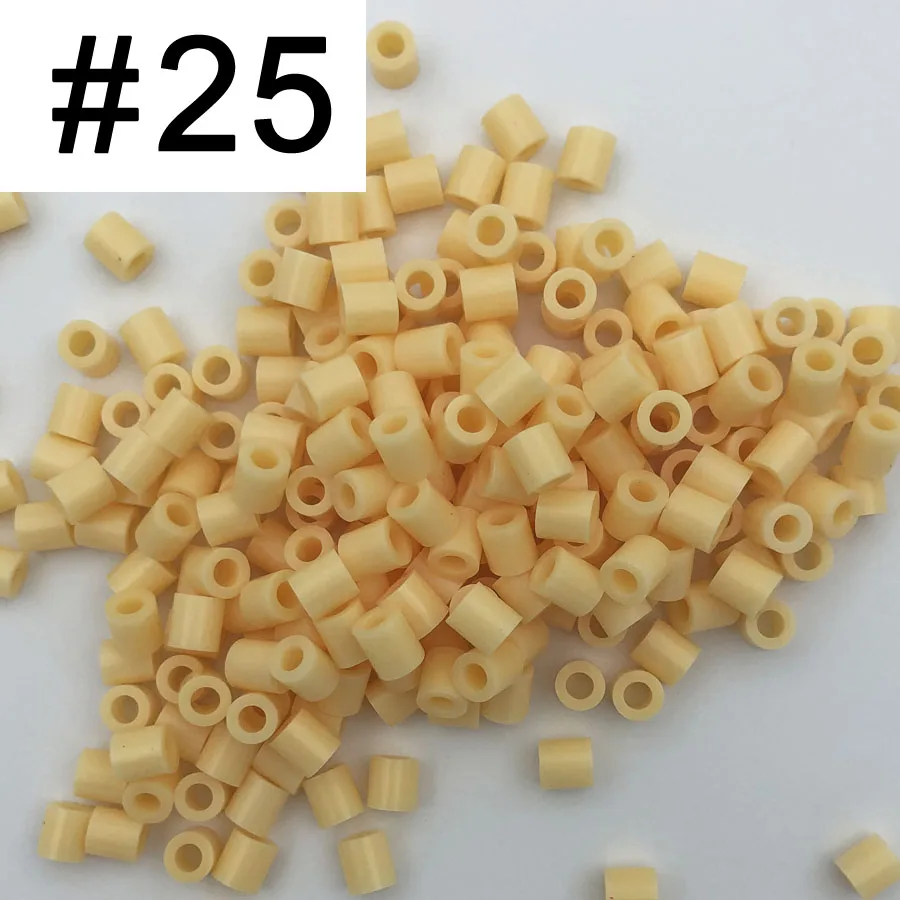 5mm 1000PCS Assorted Colored Hama Beads for Kids DIY Pixel Art and Puzzles