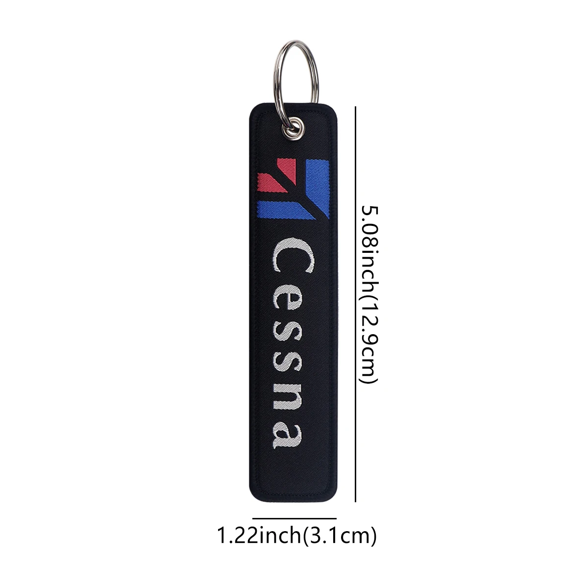 Flugzeug-Schlüsselanhänger für Autos und Rucksäcke, Modische Bestickte Schlüsselringe, Schlüsselanhänger, Jet-Tag-Accessoires, Geschenke für Freunde, 1 Stück – Detail 2