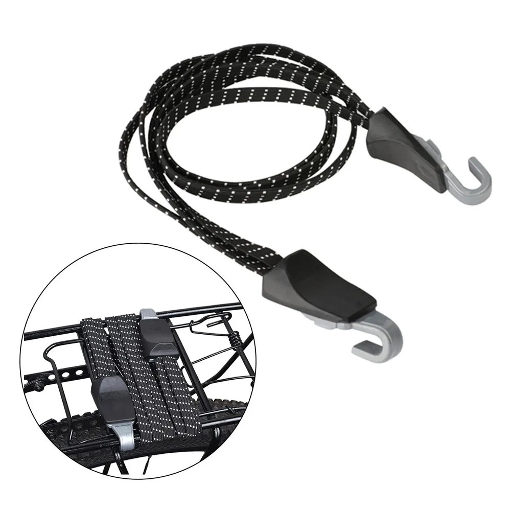Car Motocycle Rubber Strap Rope Band Elastic Luggage Straps Belts Hooks for Bicycle Suitcase Carrier Fixed Installation Racks