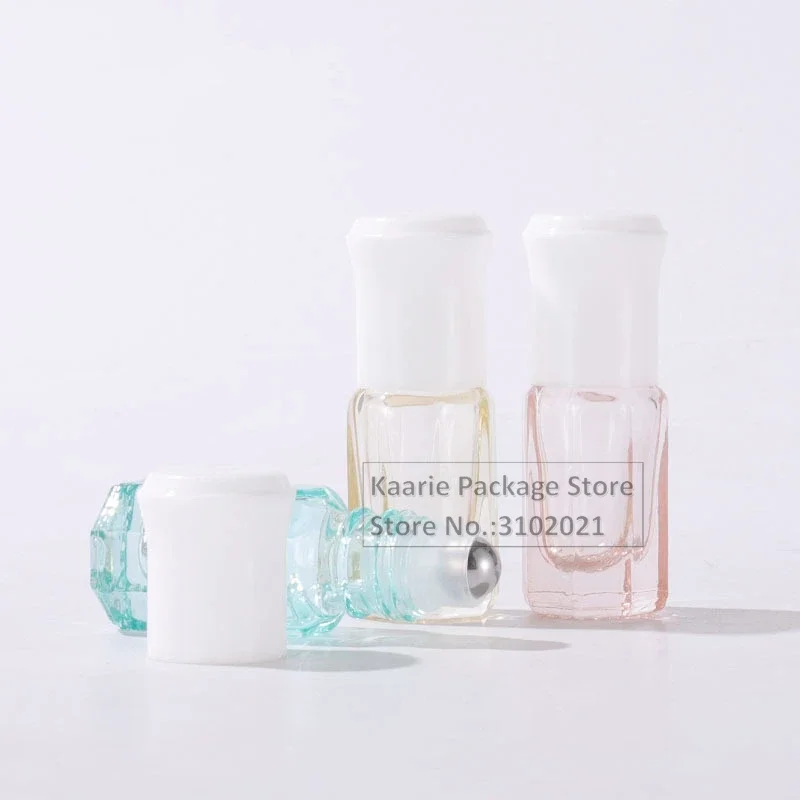 

100 шт., стеклянная бутылка с шарикоподшипником, 3 мл/6 мл