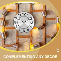 Clock Dial Metal Replacement Wall Clocks Handmade Materials for DIY Aluminum Face 2