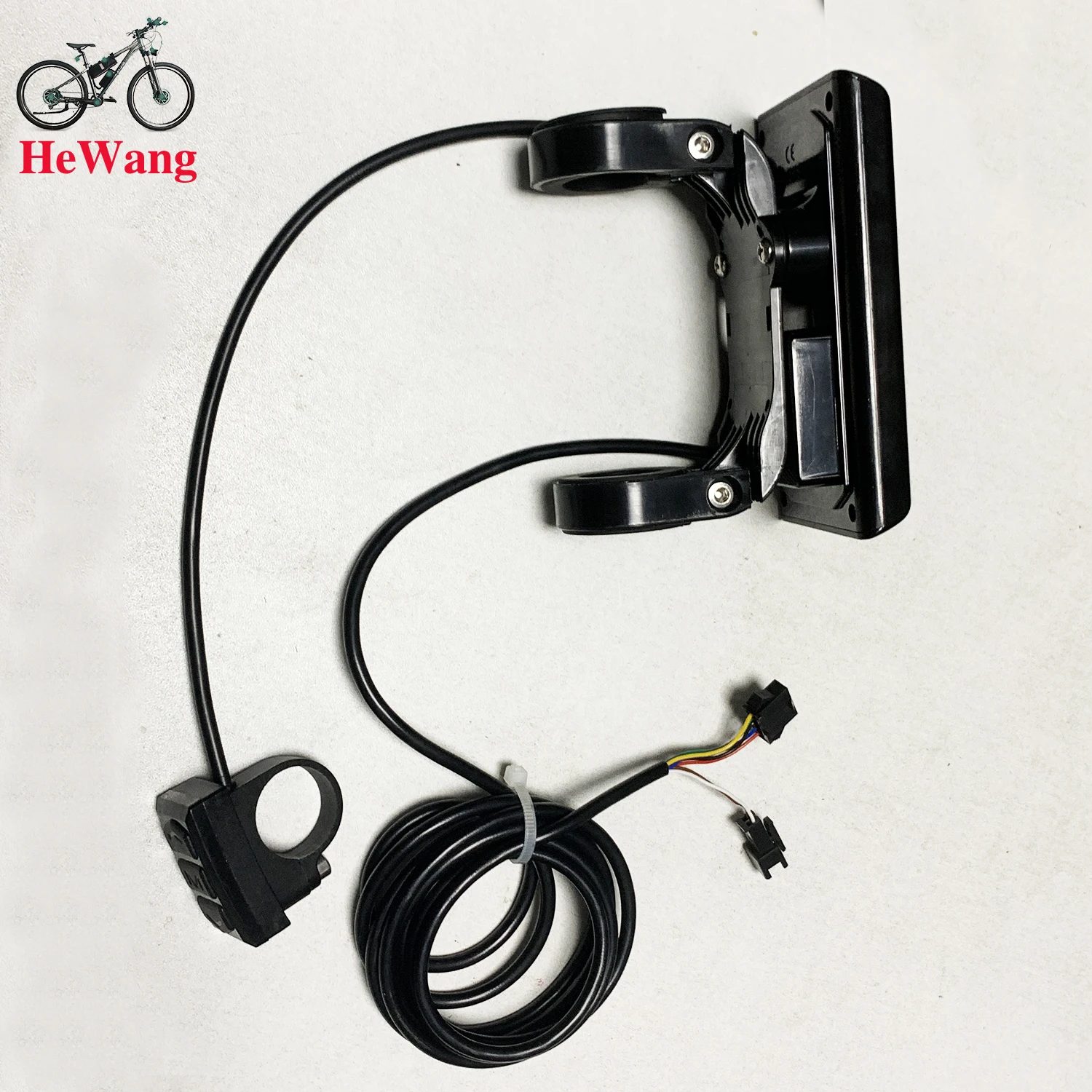 E-Bike LCD-S966 Color Display Control Panel 5+2Pin SM Plug for UART Communication Protocol 24V 36V 48V-72V E-Scooter E-Bicycle