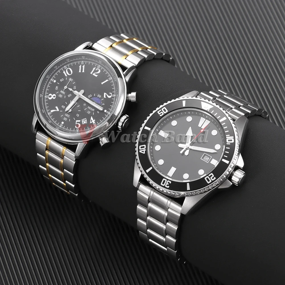 Elegant Metal Wristband Bracelet for Women and Men - Silver & Gold Finish