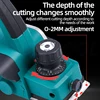 18V Rechargeable Electric Planer Electric Brush arpentry Router Wood Woodworking Trimming Cutting Machine Thicknesser Power Tool 5