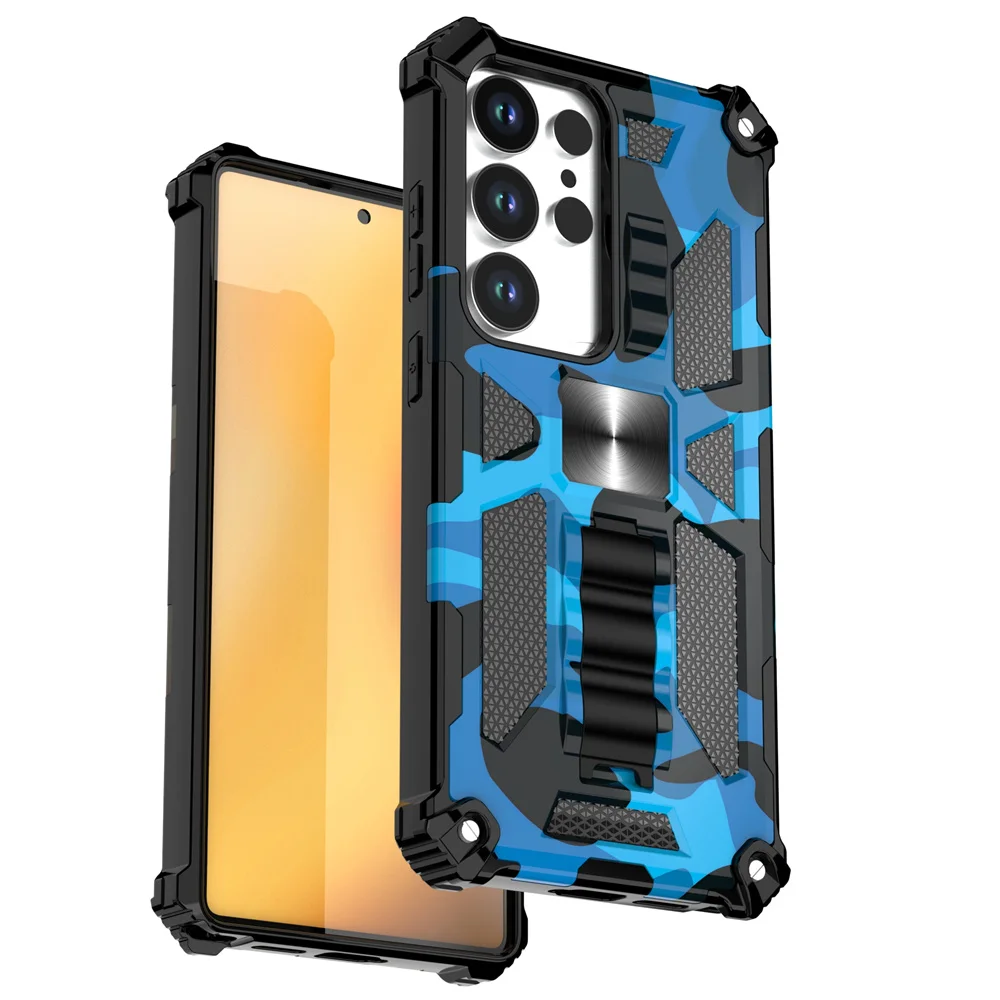 Hybrid Defender Camouflage Case with Airbag Shockproof Stand Cover