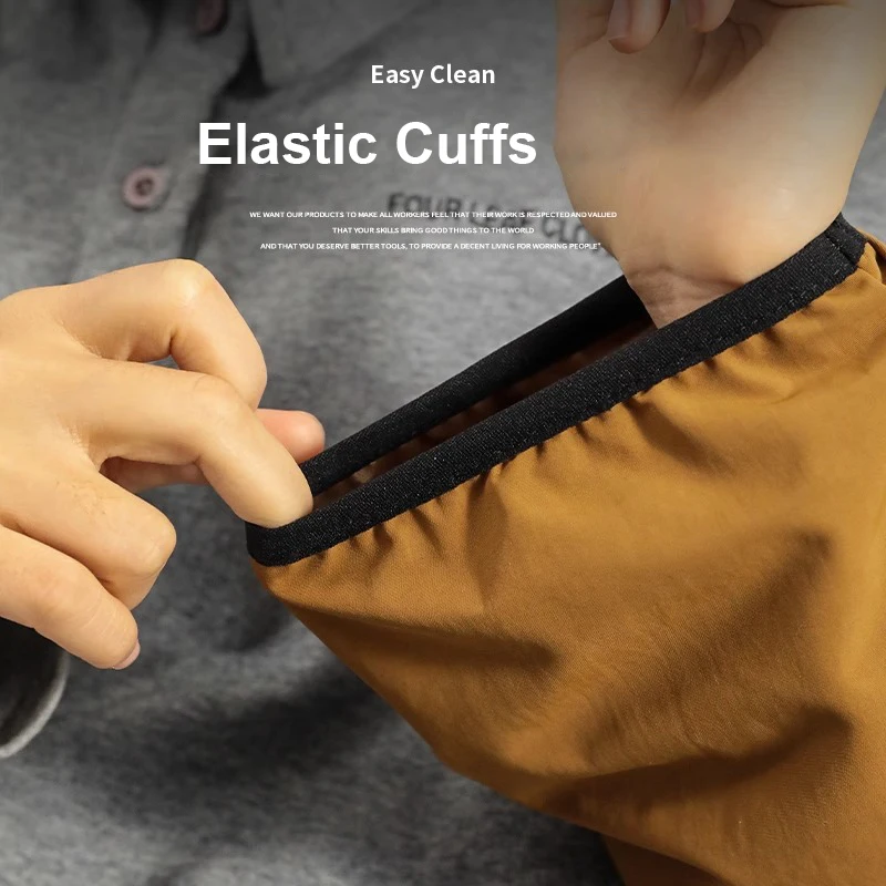 Adult Oilproof Waterproof Oversleeve with Elastic Band Anti-dirty Arm Sleeves Protector Office Kitchen Cleaning Accessories