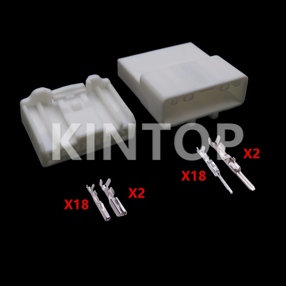 Фото 1 комплект 20 контактов Автомобильный CD DVD проигрыватель пластиковый корпус Проводная вилка автомобильная навигация модифицированный кабель гнездо для Nissan 1674646-1 №2