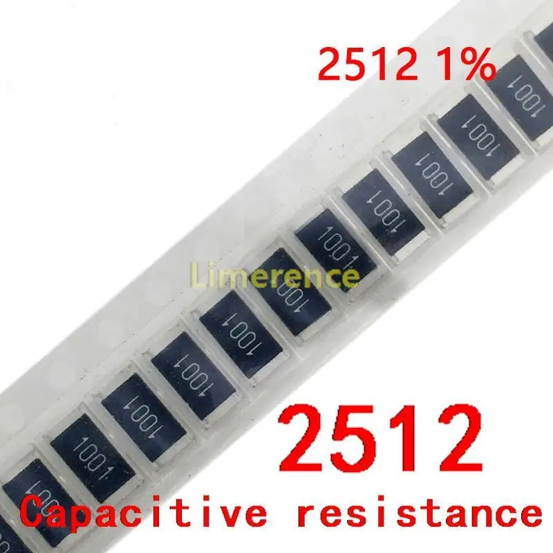 

50 шт. 2512 SMD резистор 0R ~ 10M 1 Вт 0 1 10 1% 100 150 220 Ом 1K 330 K 10K 2,2 K 100K 0R 1R 10R 100R 150R 220R 330R 470R 1 м