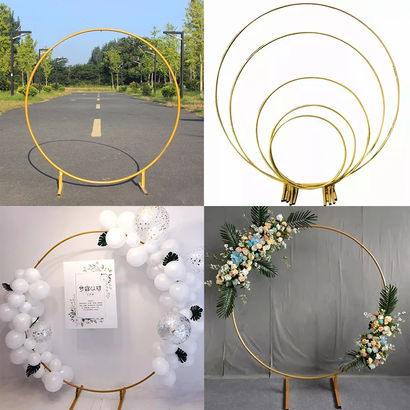 Arco para globos con estructura Base, soporte de fondo para arco de globos,  decoración de cumpleaños, suministros de boda, decoraciones para fiestas