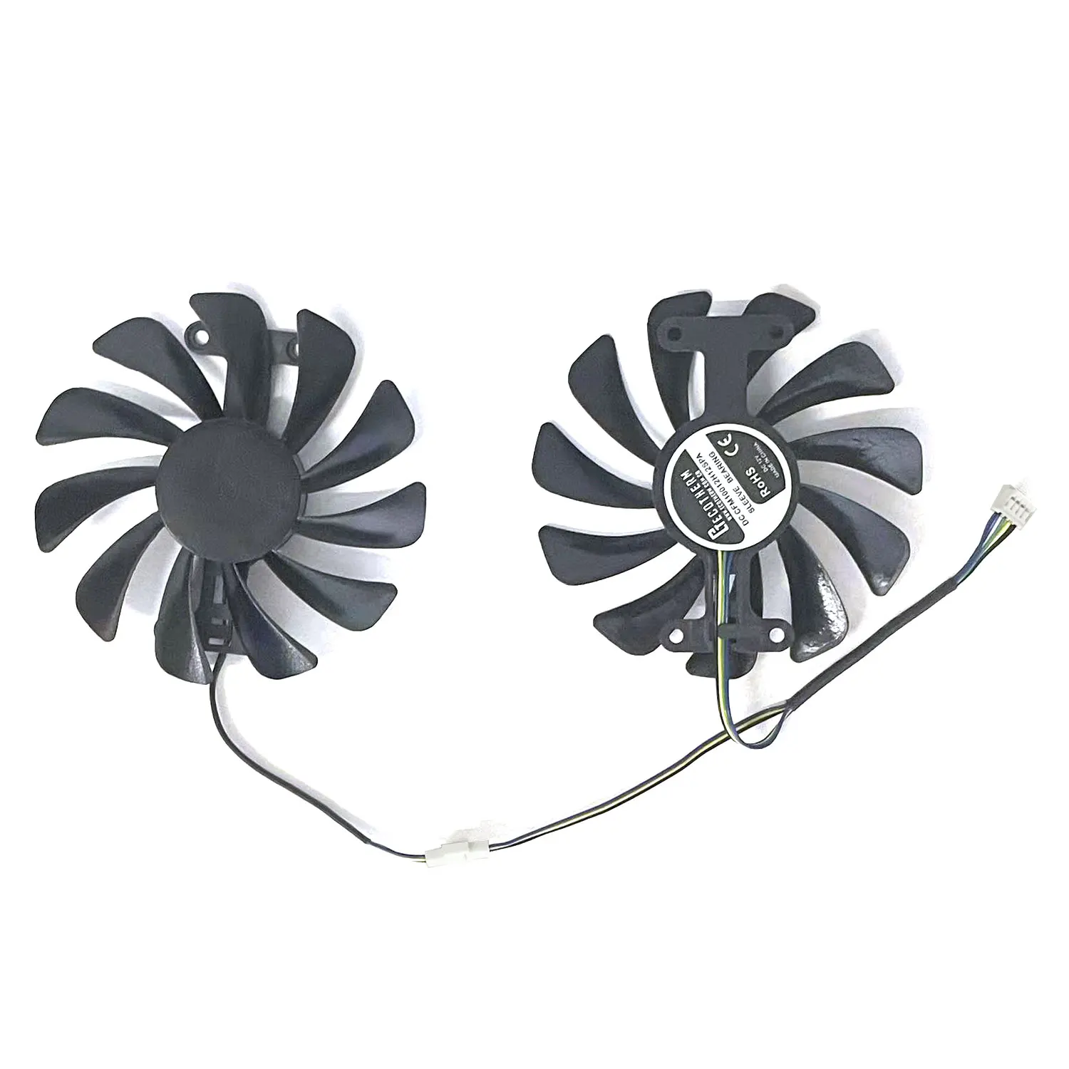 Фото Новый 95 мм 4PIN GTX1080 вентилятор для графической карты KFA2 GALAXY GeForce GTX 1070 1070Ti 1080 EXOC SNPR охлаждающий вентилятор №4