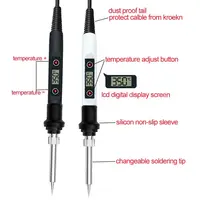 NEW Electric Soldering Iron 16IN1 80W LCD Digital Display 180-500 Adjustable Replaceable Head Soldering Iron Tin Pen Welding Kit - Image 4