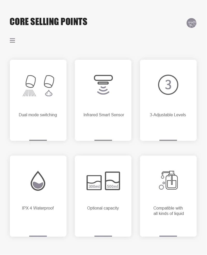 2-In-1 Spray & Gel Automatic Sensor Soap Dispenser For The Entryway And Bathroom  3-Speed Adjustable Foam Dispenser