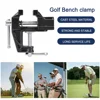 Golf Grip Replacement Tool Vise Clamp Multi-Functional Bench Vise Quick Adjustment Quick Shaft Clamp Golf Club Regrip Vise Tool 3