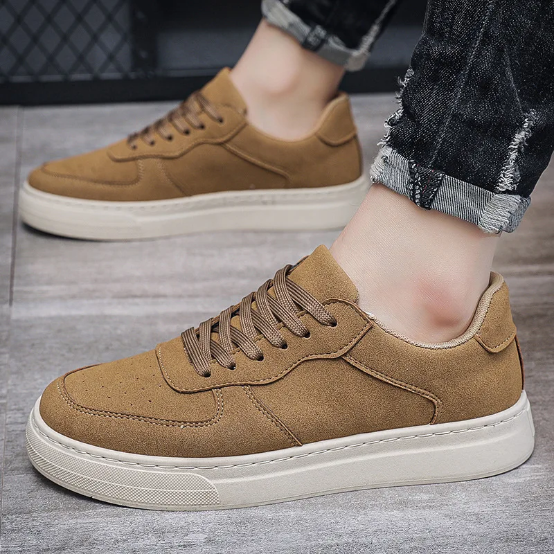 Green Casual Shoes for Men Casual Sneaker Mens Breathable Outdoor Sneakers Shoes Original Design Men Flat Shoes for Spring 2024 4