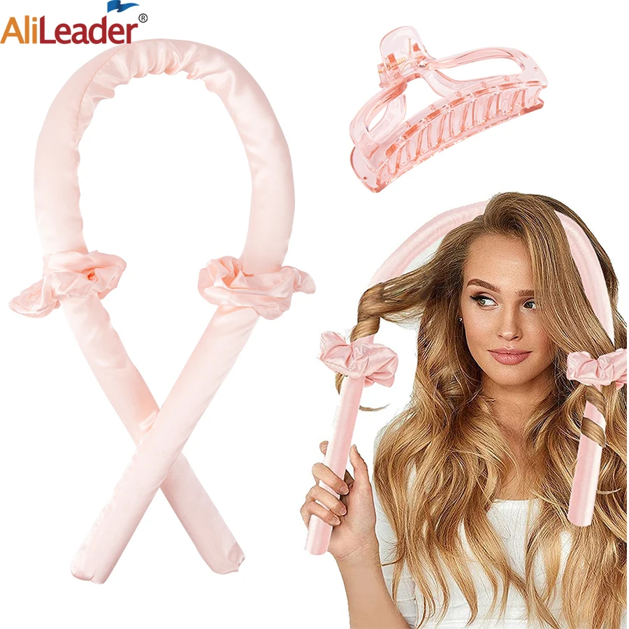 Set Di Bigodini Per Capelli Senza Calore In Raso No Heat No Electric Curling Roller Bigodini Per Capelli Per Le Donne Bigodini Senza Calore Per Capell