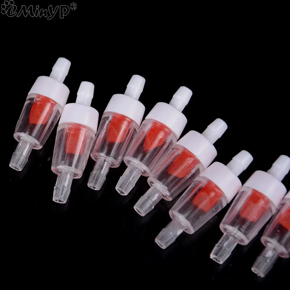 Plastic One Way Check Valve for Aquarium Air Pump 4mm Inner Pipe 10PCS