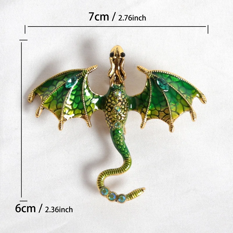 New Fly Dragon Enamel Pin Lapel Pins Brooch Jeans Badges Backpack Jewelry for Clothing Badges Decor Wedding Gift DIY Accessories