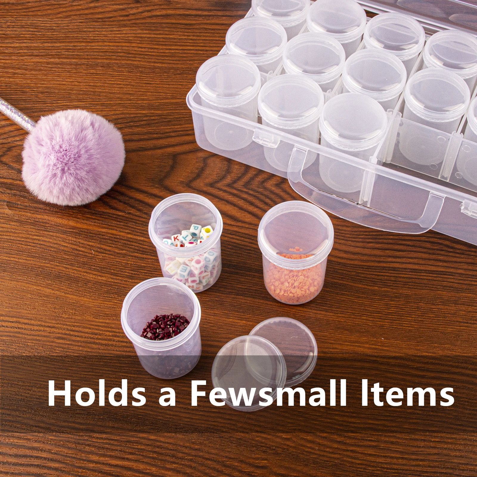 1 Set of 18cans Storage Boxes ,Storage Gift Diamond Painting Stone Beads, Suitable for Diamond Embroidery Box DIY Craft, Storage