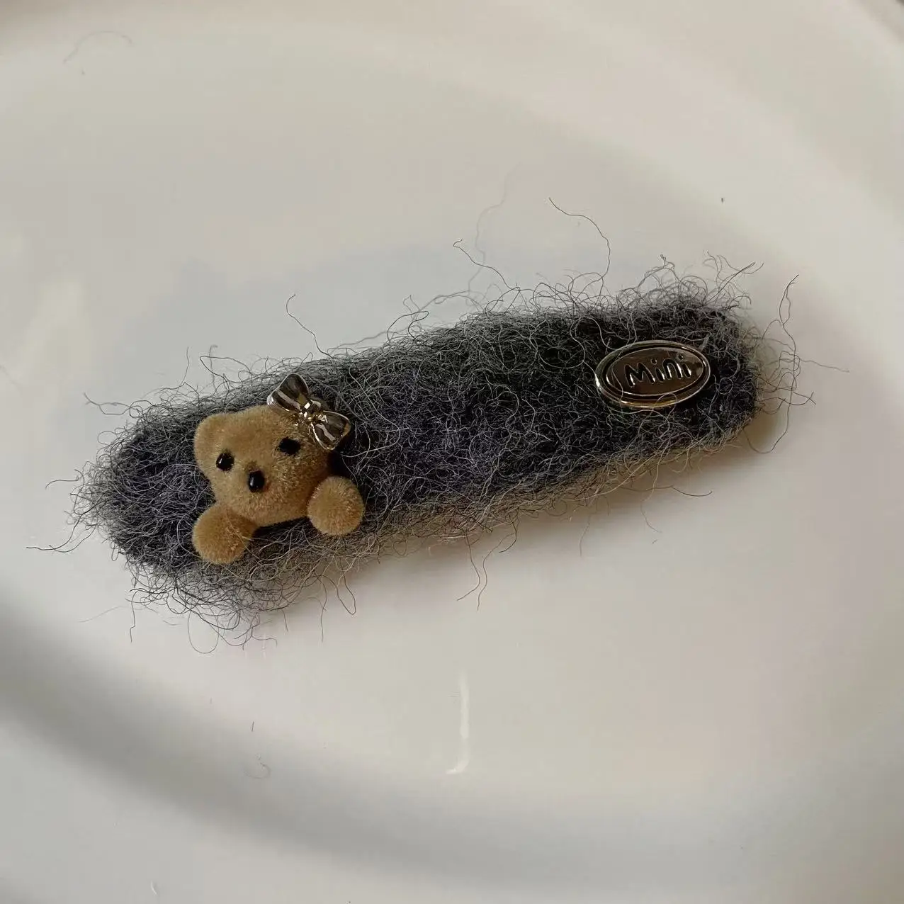 1PC Cute Teddy Bear Hair Clips,Mini Design, Sweet Hair Accessories for Women Girls, Trendy Hairpins for Daily Wear & Gifts