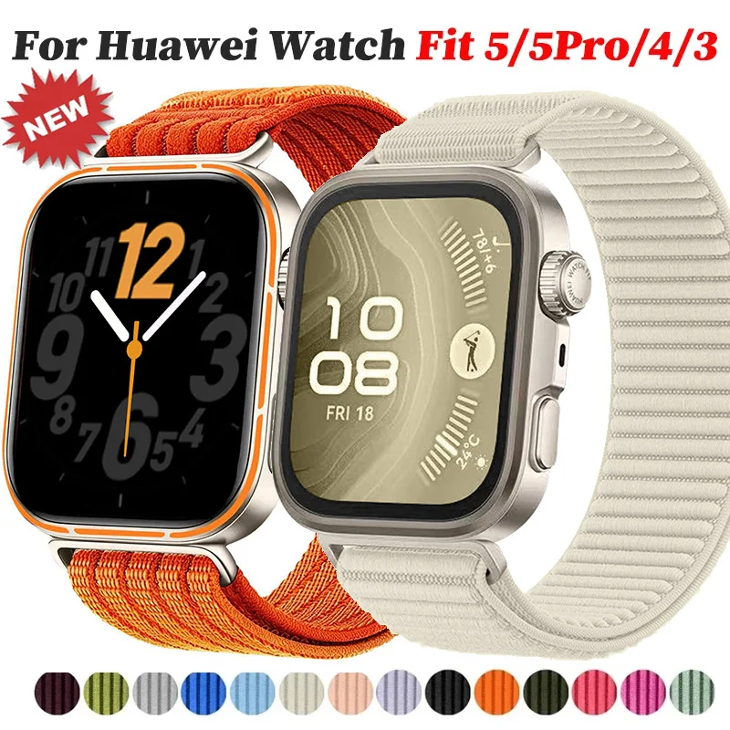 Breathable Sport Nylon Loop Bracelet Band