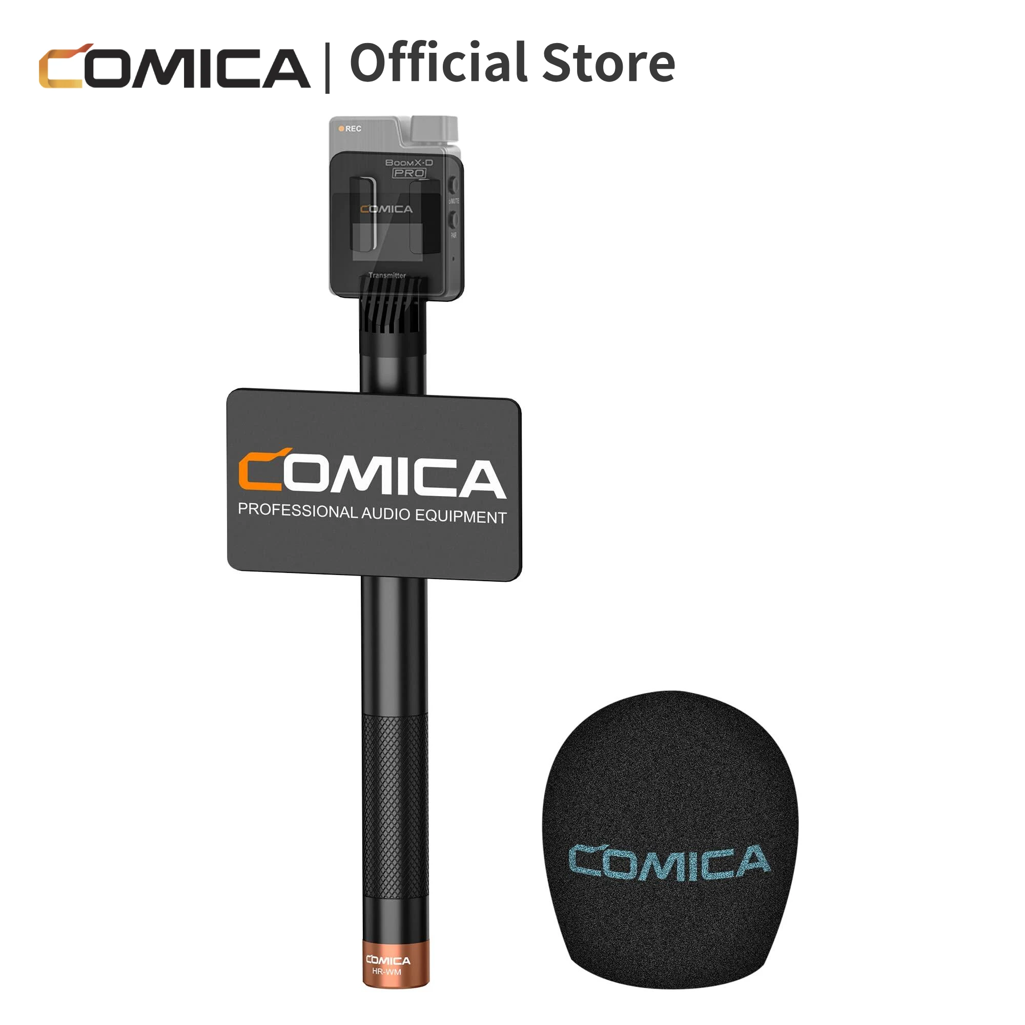 

Comica HR-WM Handheld Adapter for Wireless Microphone Detachable Adapter Suitable for Interview Live Streaming Mic Accessories