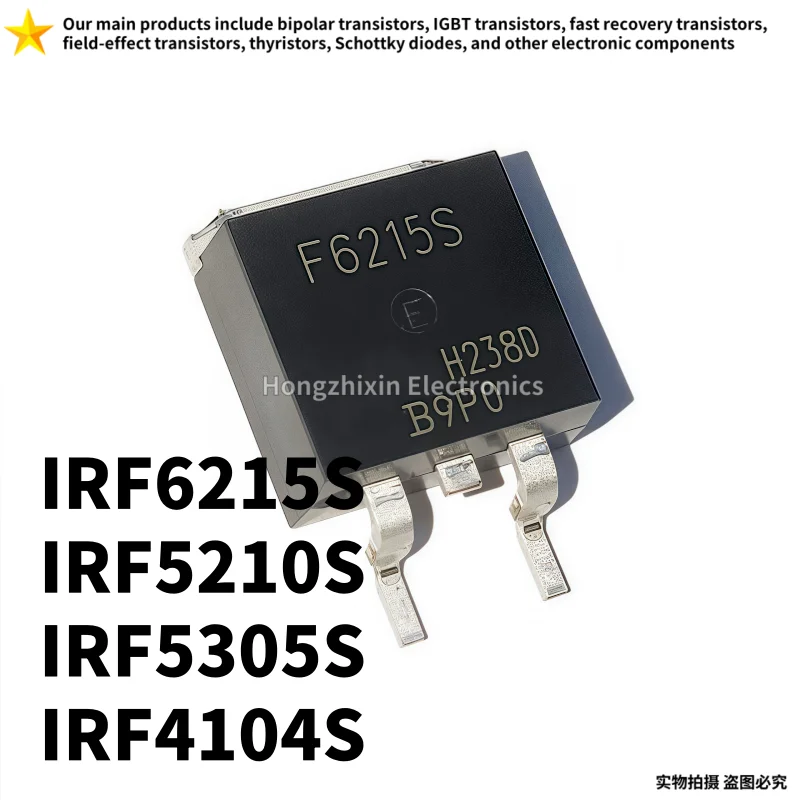 10 Pezzi MOSFET IRF9530NS TO-263 -100V/-14A - IRF9530NSTRLPBF