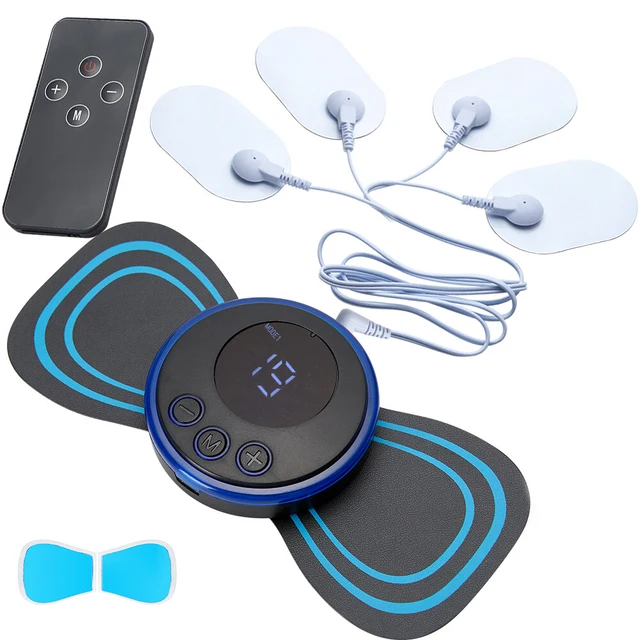 8 Modes Rechargeable Neck Massager with Remote Control Ems Low Frequency Pulse Massager for Muscle Relaxation Relief The Pain 2