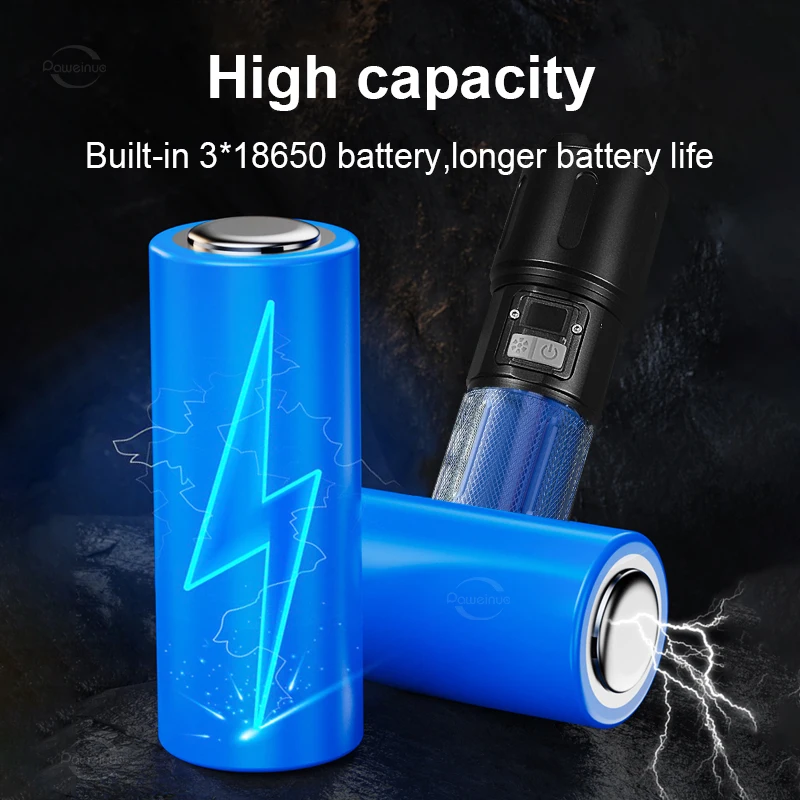 World's More Powerful Flashlight White Laser 1500 Meters High Power Led  Flashlights Camping Torch Lantern Power Bank Work light - AliExpress