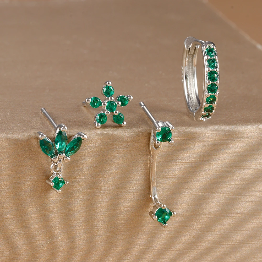 6-silver-green-4pcs