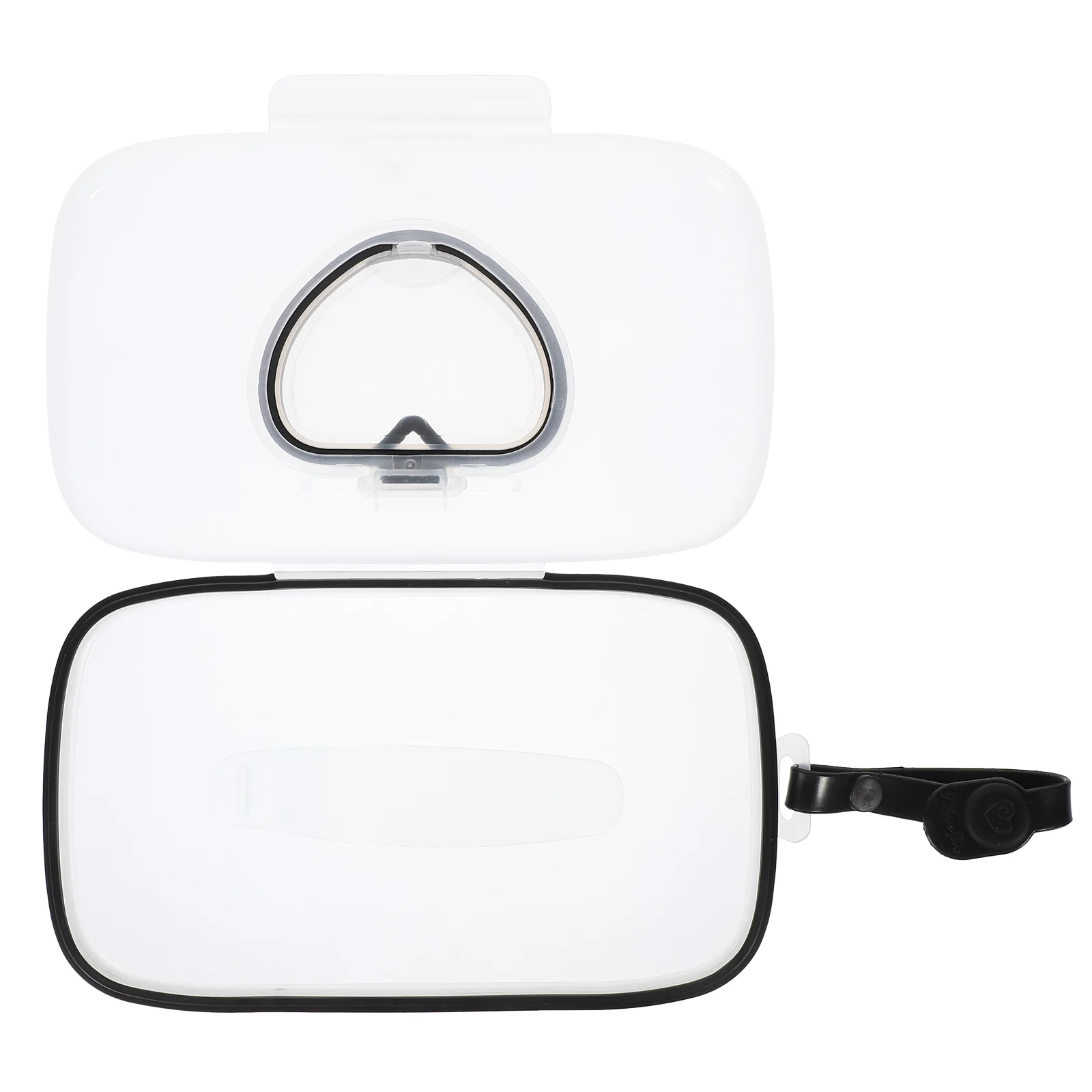 Wipes Dispenser Portable Wipe Holder Baby Adult Reusable Baby Wipe Pouch Box Case Heart Shaped Lid Refillable Wipe Container 6