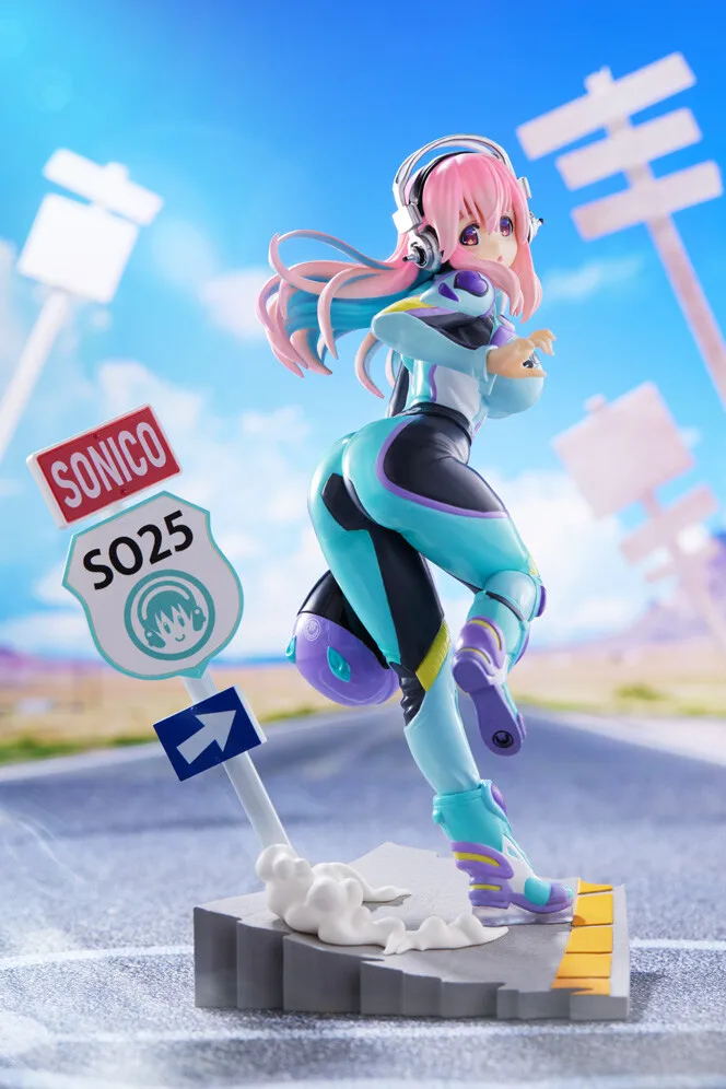 Judai Original Furyu Tenitol Super Sonico Rider Suit PVC Action
