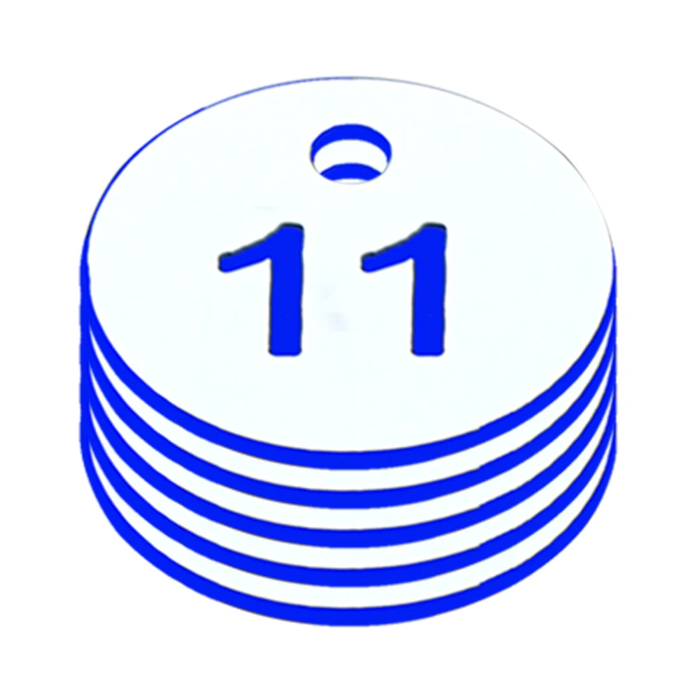 Dia 3.5CM Colorful Plastic Round Numbered Label for Husbandry Farm Beehive Box Sequential Numbers Tags Garden Animal Markers beekeeping tools beekeeping accessories