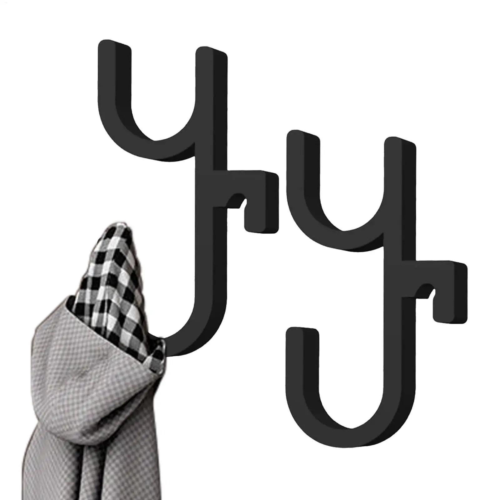 2 piece Car Umbrella Hooks Purse Holder for Car Trunk Hanger Clip Storage Backseat for Seat Visor Truck Boat Stroller Wheelchair