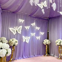 1pcs LED Outdoor Simulation Dynamic Static Butterfly Lights Holiday Party Home Christmas Decorations 6