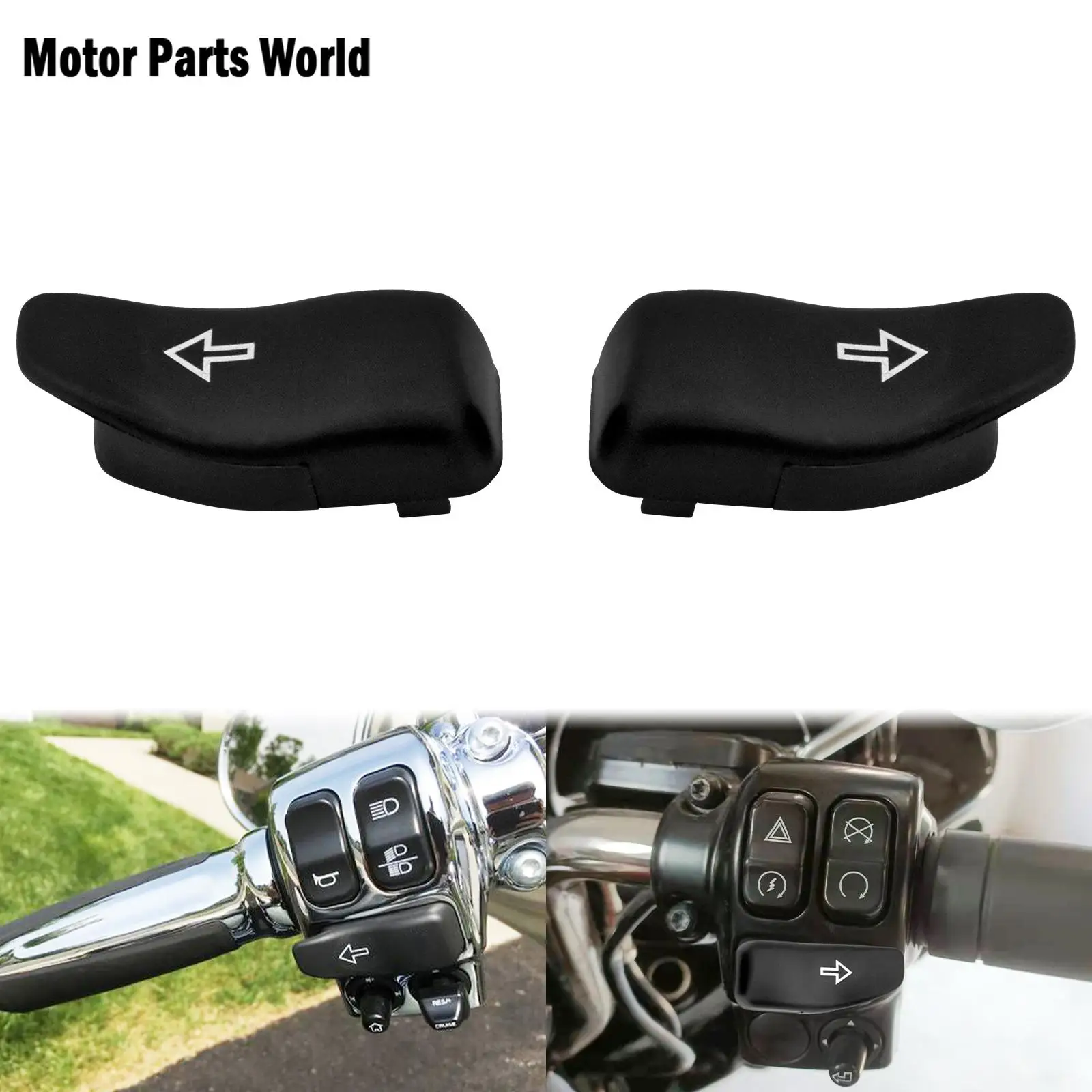 Motorcycle Turn Signal Extension Caps Switch Button Extended Cover