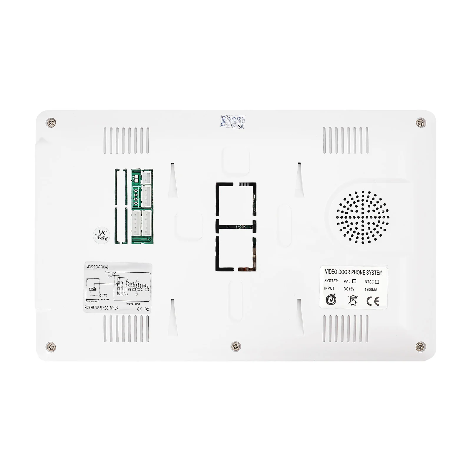 WLAN Türklingel mit Video: 1080p Sicherheit & 7" Monitor
