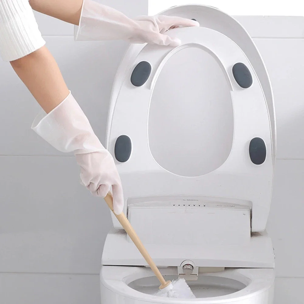Waterproof Rubber Gloves dishwashing gloves cleaning gloves Latex Dishwashing Gloves Kitchen Cleaning Housework Chores