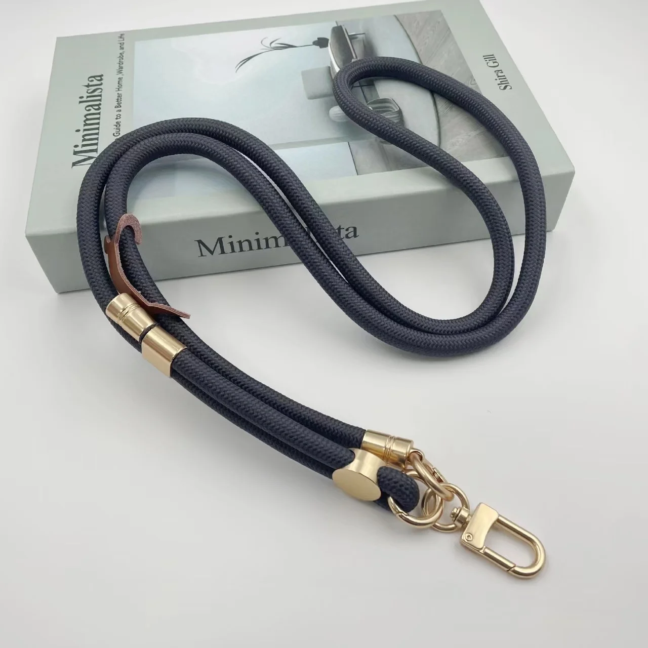 Adjustable Detachable Neck Cord Lanyard with Carabiner and Card Holder, 150cm Length
