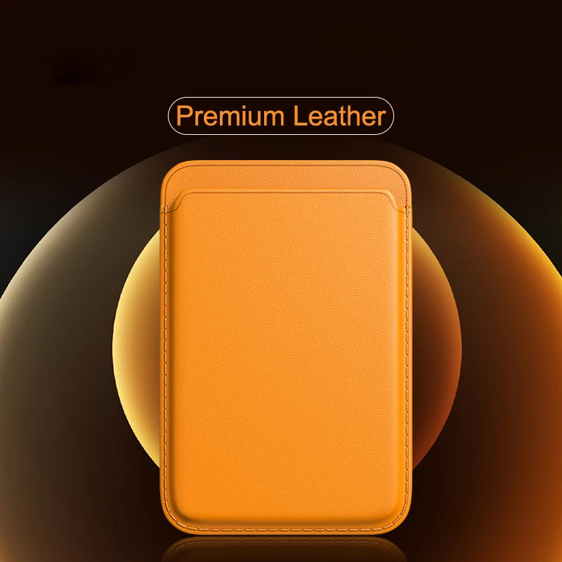 Luxury Leather Magnetic Wallet Card Holder - Premium Phone Accessory Cover