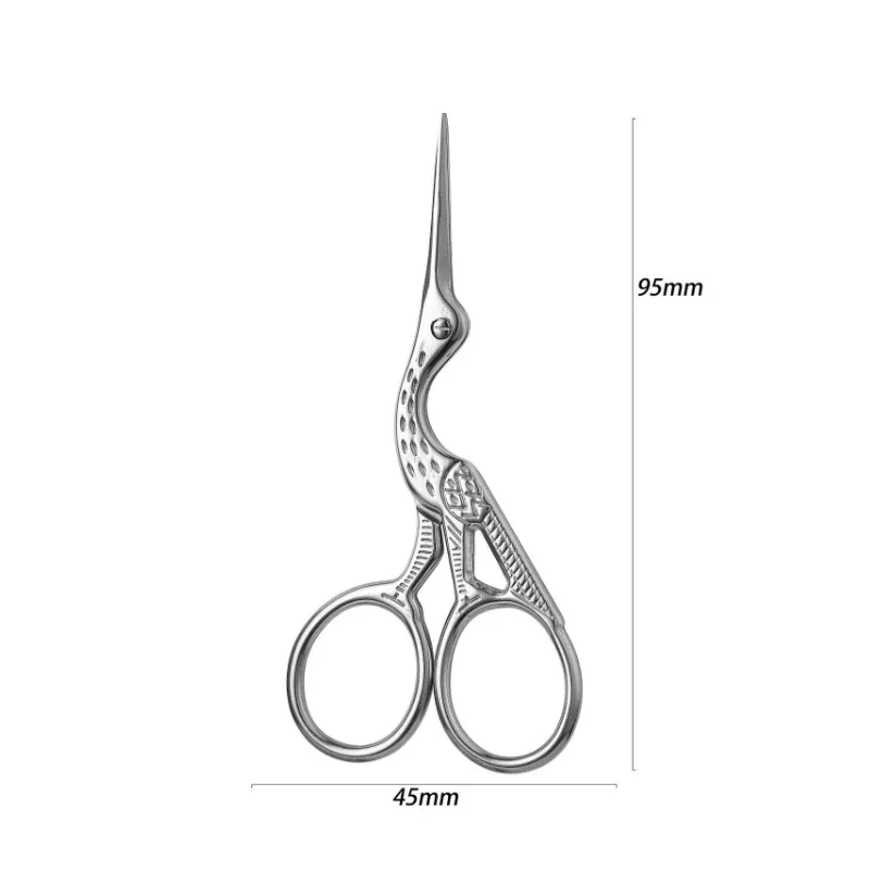 Description Picture 3 of itemFacial Hair Scissors Rounded Professional Stainless Steel Mustache Nose Hair Beard Eyebrows Eyelashes Trimming Clippers