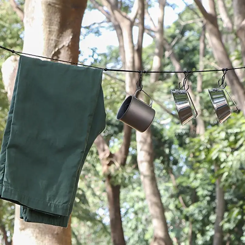 3M 야외용 비즈 옷걸이 반사 방풍 여행용 조절 가능 휴대용 보관 로프 빨래 건조 로프